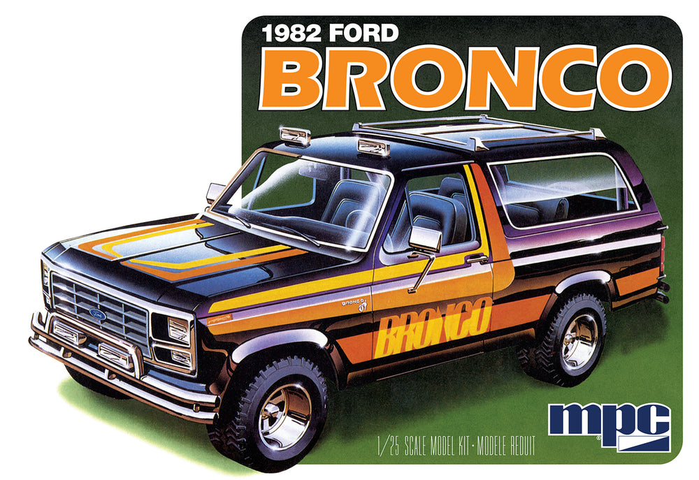 MPC 1982 Ford Bronco 1:25 Scale Model Kit