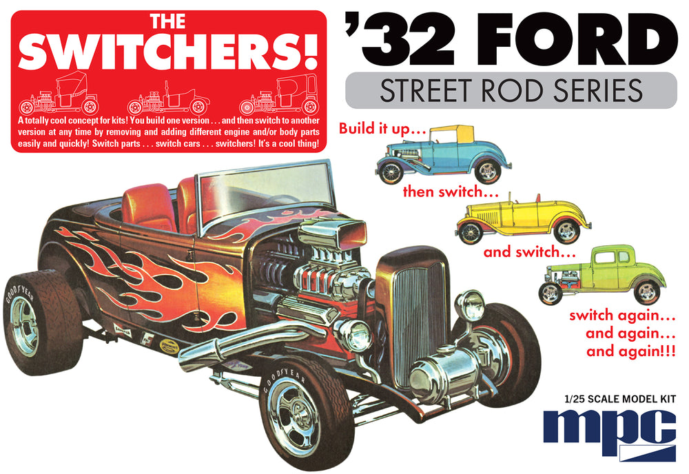 MPC 1932 Ford Switchers Roadster/Coupe 1:25 Scale Model Kit