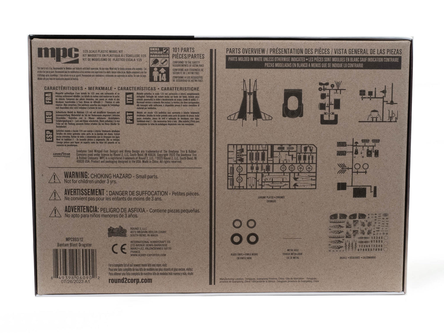 MPC Bantam Blast Dragster 1:25 Scale Model Kit