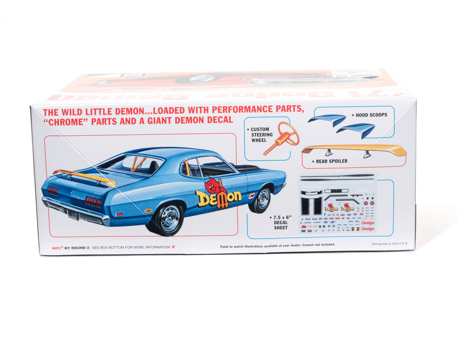 MPC 1971 Dodge Demon 1:25 Scale Model Kit