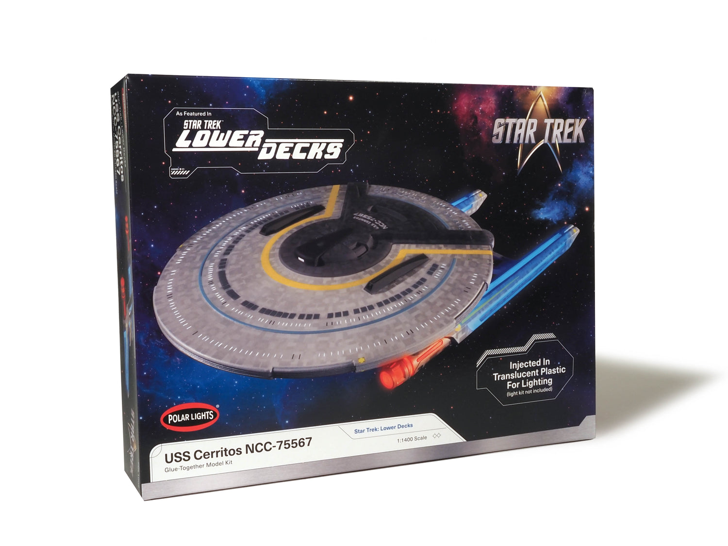 Polar Lights Star Trek: Lower Decks U.S.S. Cerritos 1:1400 Scale Model Kit