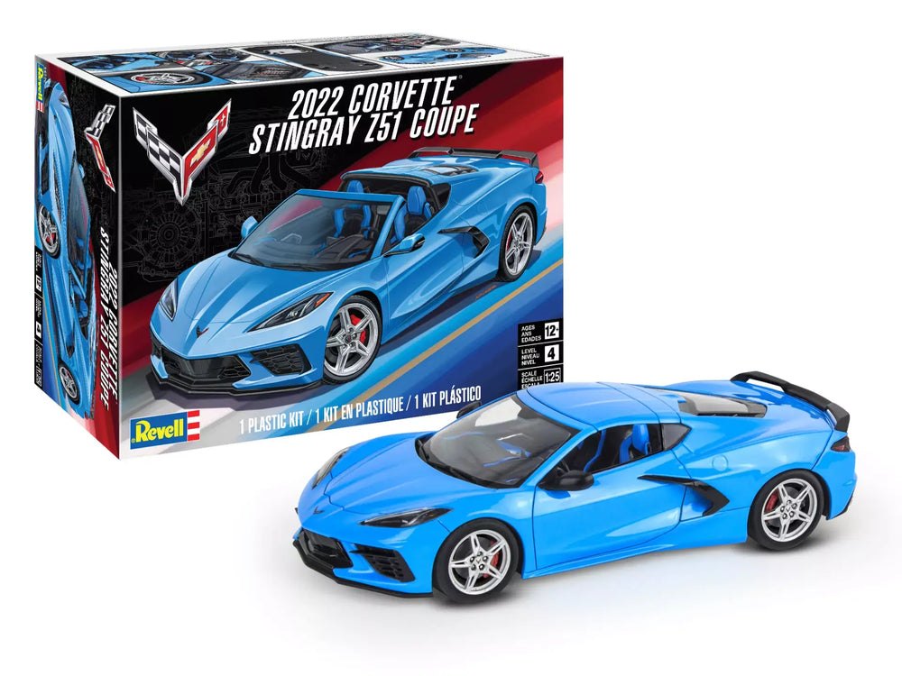 Revell 2022 Corvette Stingray Z51 Coupe 1:25 Scale Model Kit