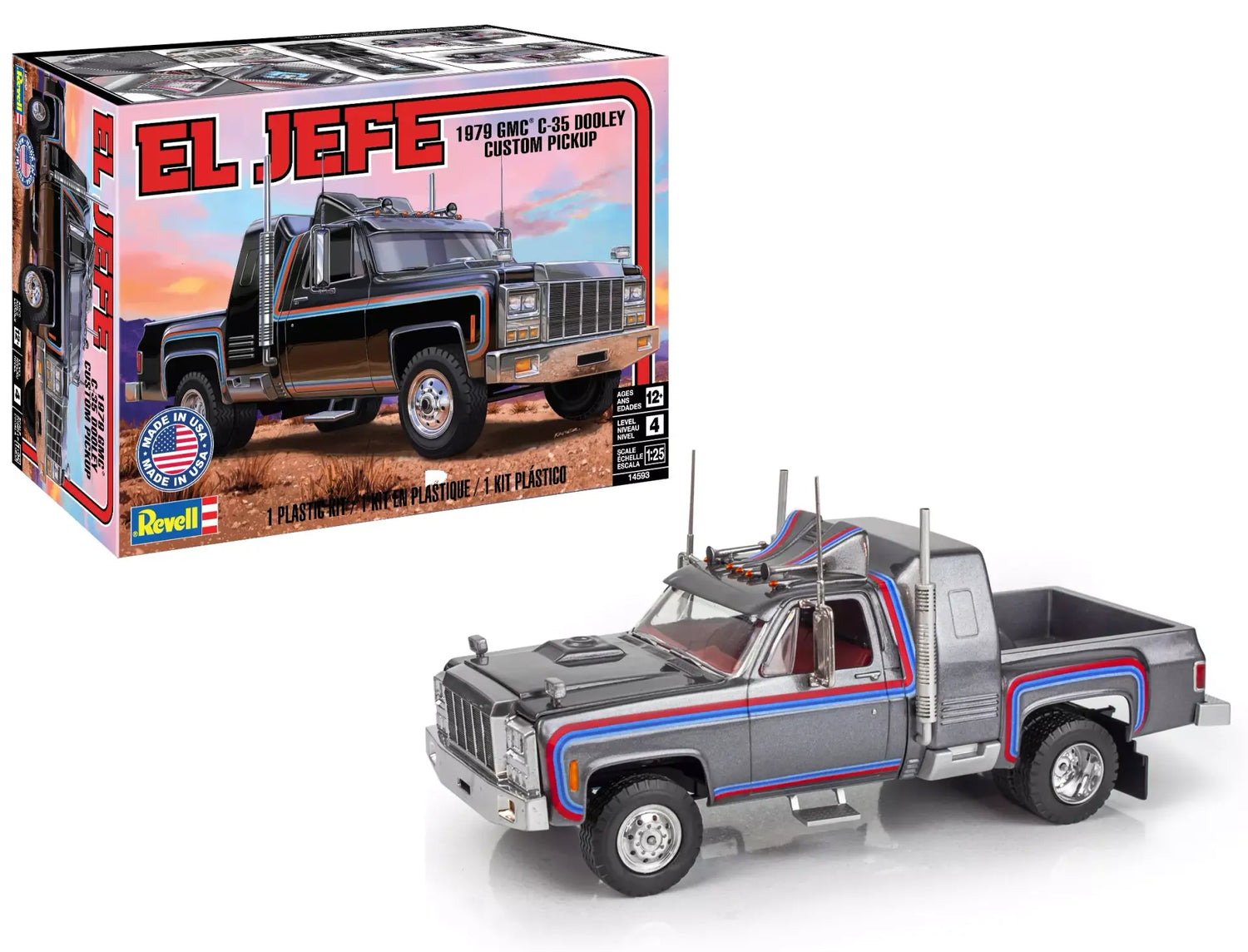 Revell 1979 GMC C-35 Dooley El Jefe 1:25 Scale Model Kit