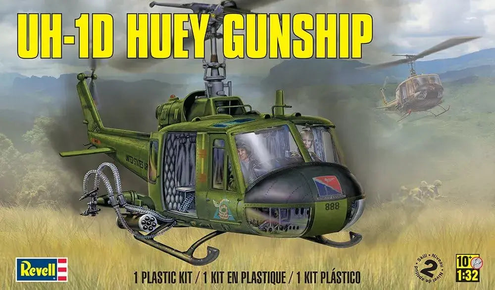 Revell UH-1D Huey Gunship 1:32 Scale Model Kit