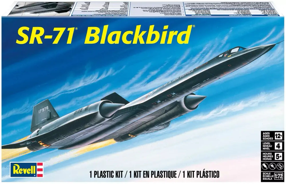 Revell SR-71A Blackbird 1:72 Scale Model Kit