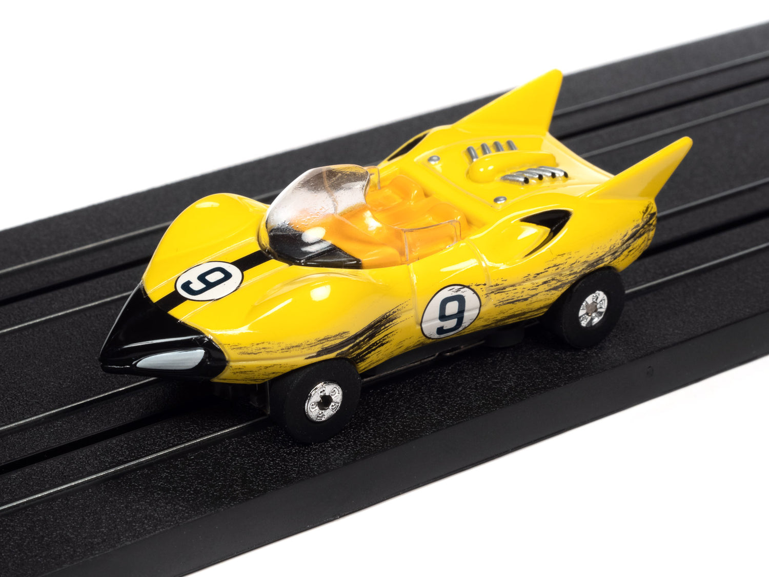 Auto World Thunderjet Speed Racer - Racer X Shooting Star (Race Worn) HO Scale Slot Car