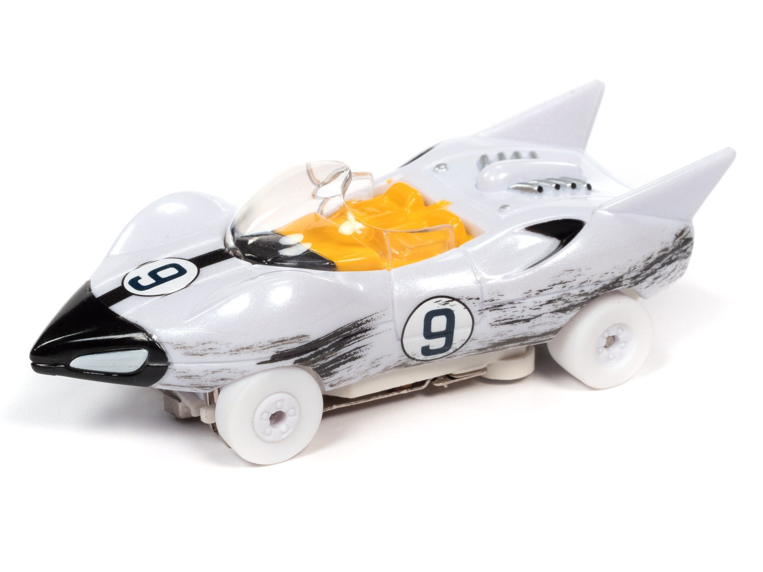 Auto World Thunderjet Speed Racer - Racer X Shooting Star (Race Worn) iWheels HO Scale Slot Car - Auto World Store