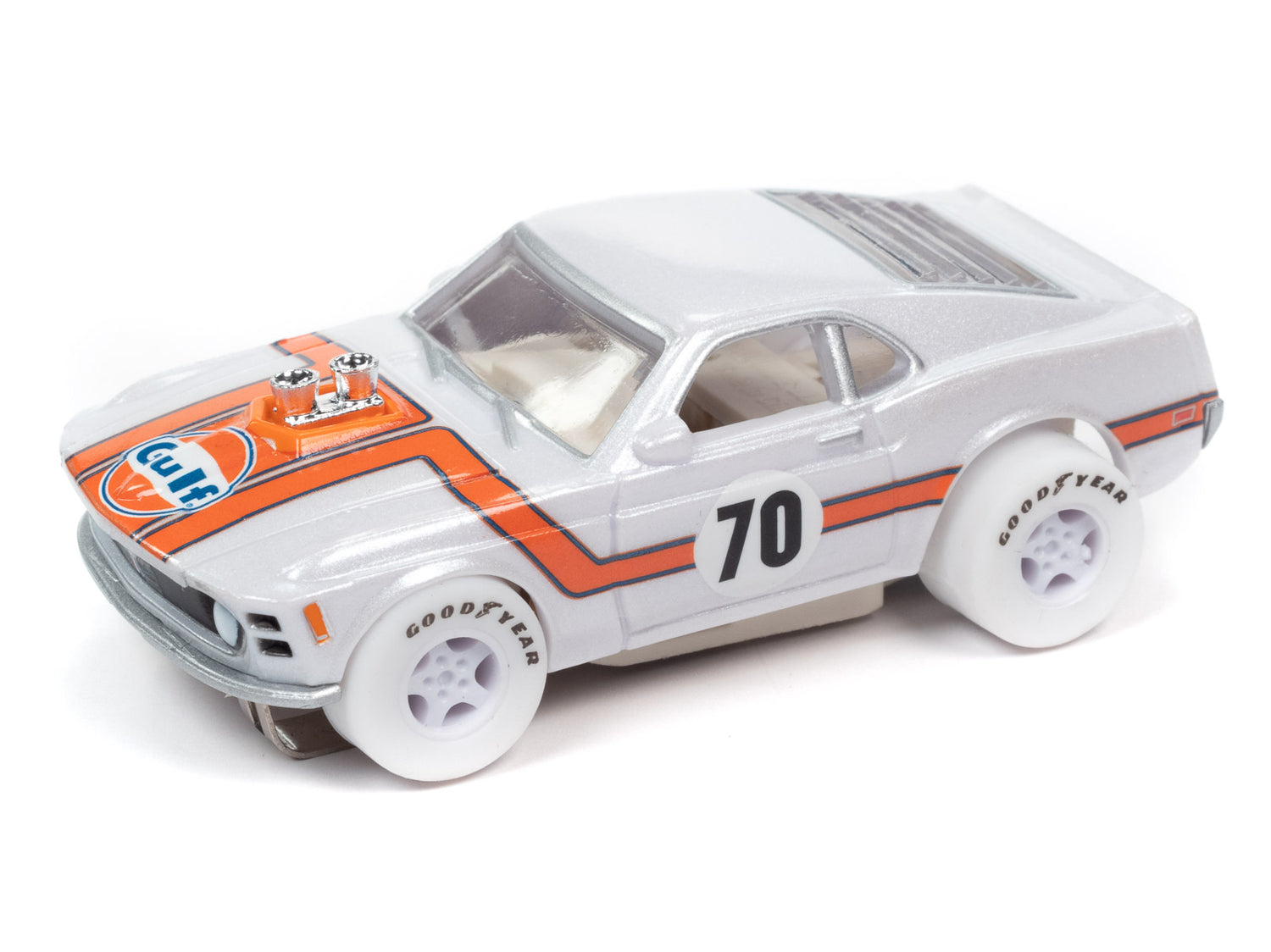 Auto World Super III 1970 Ford Boss Mustang (iWheels) HO Scale Slot Car