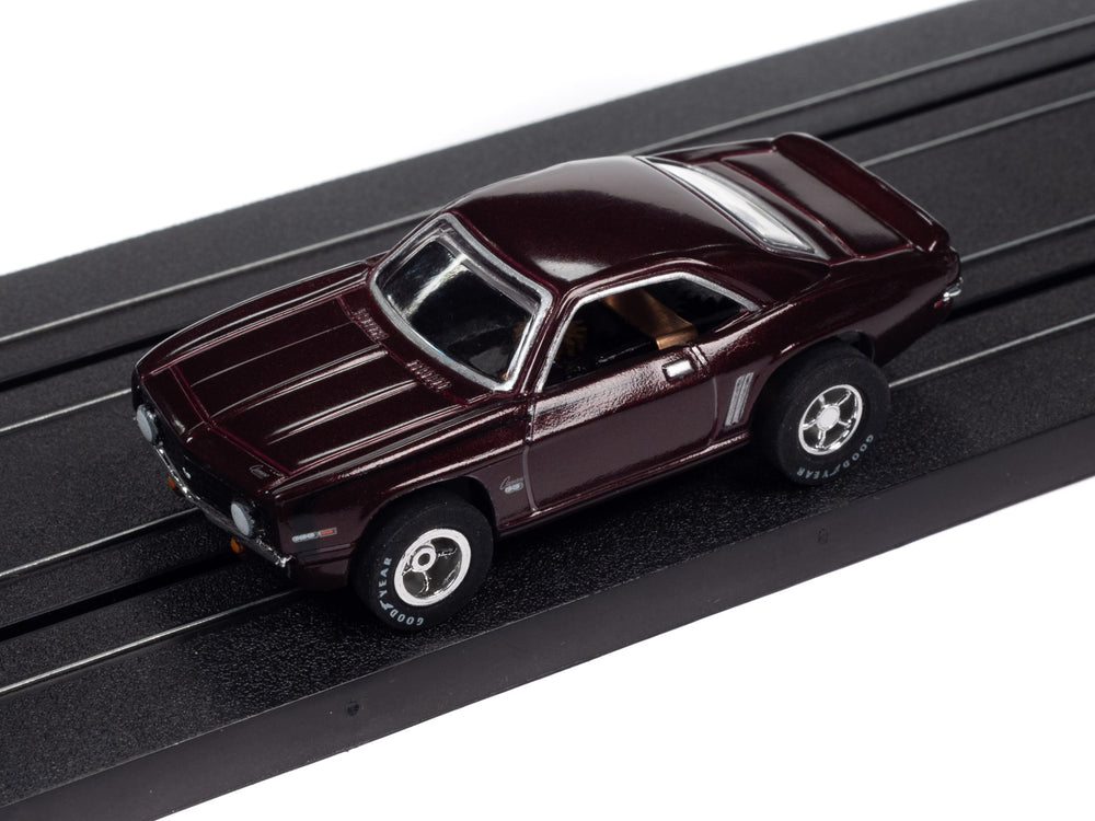 Auto World Xtraction 1969 Chevrolet Camaro (Garnet Red) HO Scale Slot Car - Auto World Store