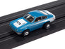 Auto World Thunderjet Baldwin Motion 1971 Chevy Vega (Blue) HO Scale Slot Car