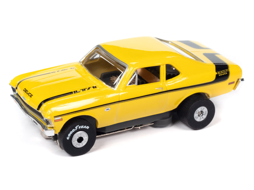 Auto World Thunderjet Yenko 1970 Chevrolet Nova (Yellow) HO Slot Car