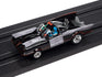 Auto World 4Gear 1966 TV Series Batmobile (Black w/ Primered Repair Patches) HO Scale Slot Car