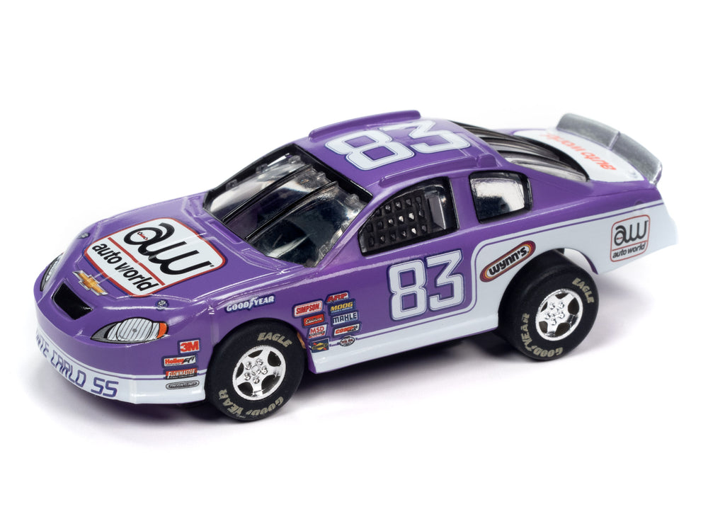 Auto World Super III 2008 Chevrolet MCSS Stock Car (Purple) HO Scale Slot Car