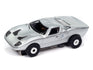 Auto World Thunderjet 1966 Ford GT40 (Orion Silver) HO Scale Slot Car