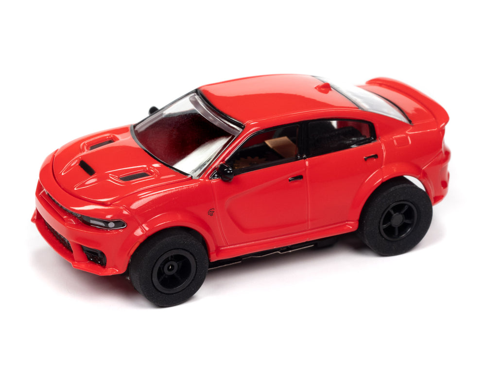 Auto World Xtraction 2021 Dodge Charger Hellcat Redeye (Red) HO Scale Slot Car