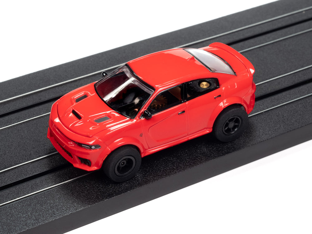 Auto World Xtraction 2021 Dodge Charger Hellcat Redeye (Red) HO Scale Slot Car