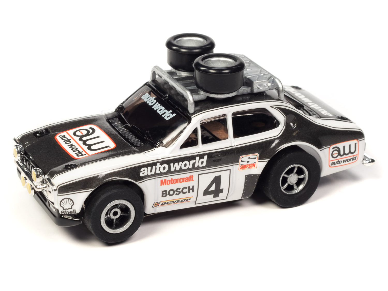 Auto World Xtraction 1975 Ford Escort MK1 HO Scale Slot Car