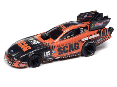 "PRE-ORDER" Auto World 4Gear Tim Wilkerson SCAG Power Equipment 2023 Ford Mustang Funny Car HO Scale Slot Car (DUE JUNE 2024)