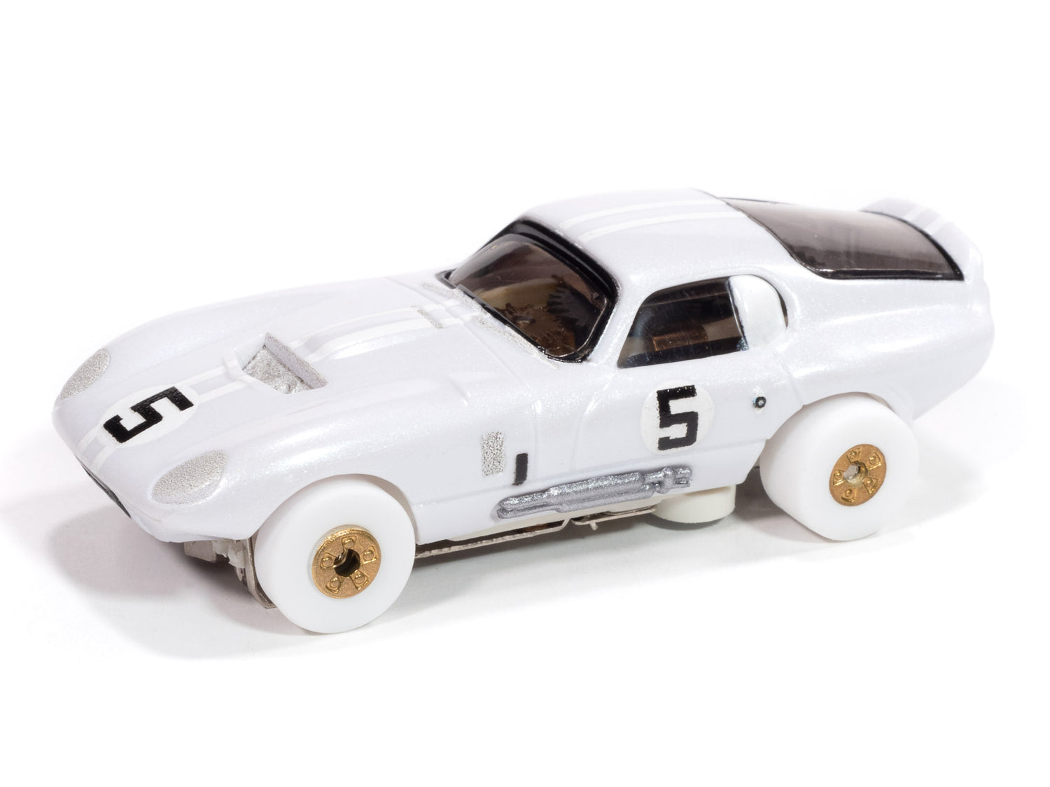 Auto World Thunderjet 1965 Shelby Cobra Daytona Coupe iWheels HO Scale Slot Car
