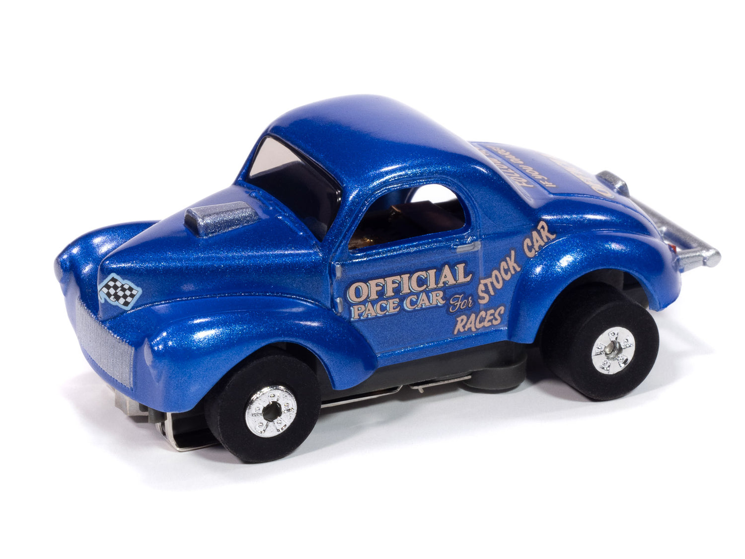 Auto World Thunderjet 1941 Willys Coupe (Blue) HO Scale Slot Car