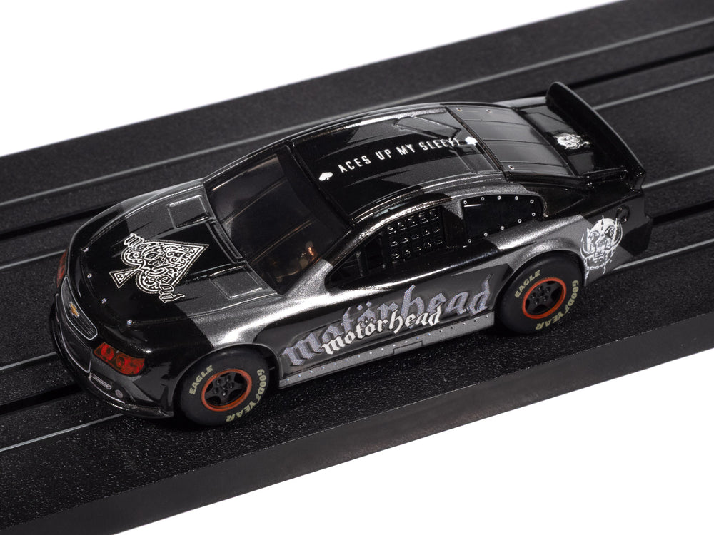 "PRE-ORDER" Auto World Super III 2015 Chevy SS Motorhead (Black) HO Scale Slot Car (DUE FEBRUARY 2026)