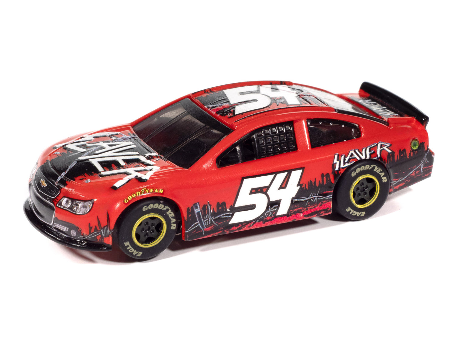 "PRE-ORDER" Auto World Super III 2015 Chevy SS Slayer (Red) HO Scale Slot Car (DUE FEBRUARY 2026) - Auto World Store