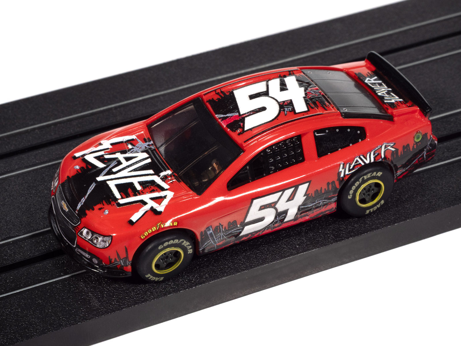 "PRE-ORDER" Auto World Super III 2015 Chevy SS Slayer (Red) HO Scale Slot Car (DUE FEBRUARY 2026)