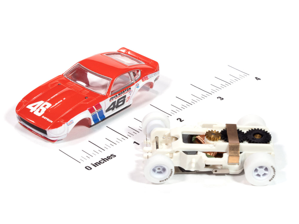 Auto World Xtraction 1971 BRE Datsun 240Z #46 - (iWheels) HO Scale Slot Car