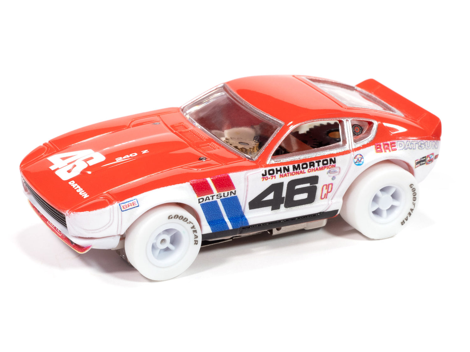 Auto World Xtraction 1971 BRE Datsun 240Z #46 - (iWheels) HO Scale Slot Car