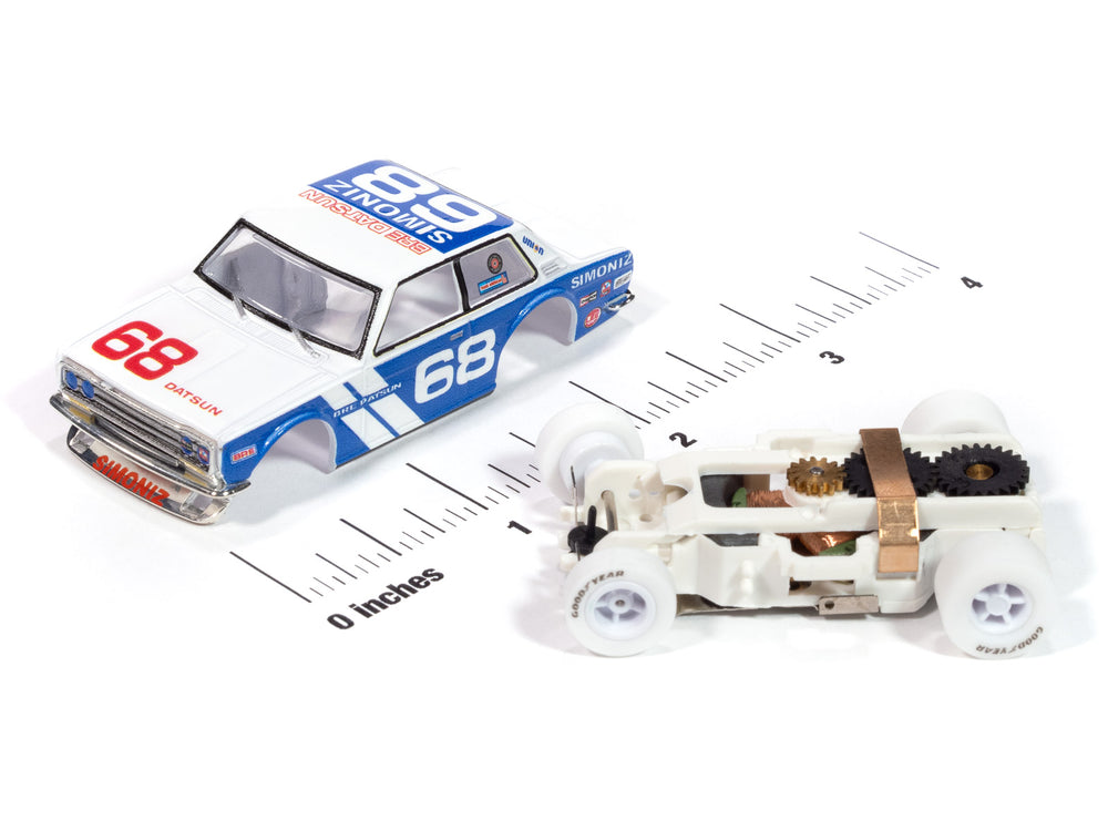 Auto World Xtraction 1972 BRE Datsun 510 Guest Car #68 - (iWheels) HO Scale Slot Car