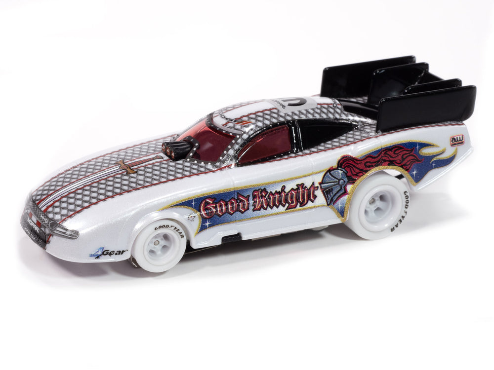 Auto World 4Gear 2022 Dodge Charger Good Knight FC (iWheels) HO Scale Slot Car