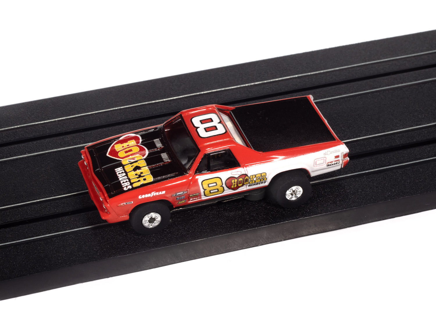 "PRE-ORDER" Auto World Thunderjet 1969 Chevy El Camino (Red & White) HO Scale Slot Car (DUE MARCH 2026) - Auto World Store
