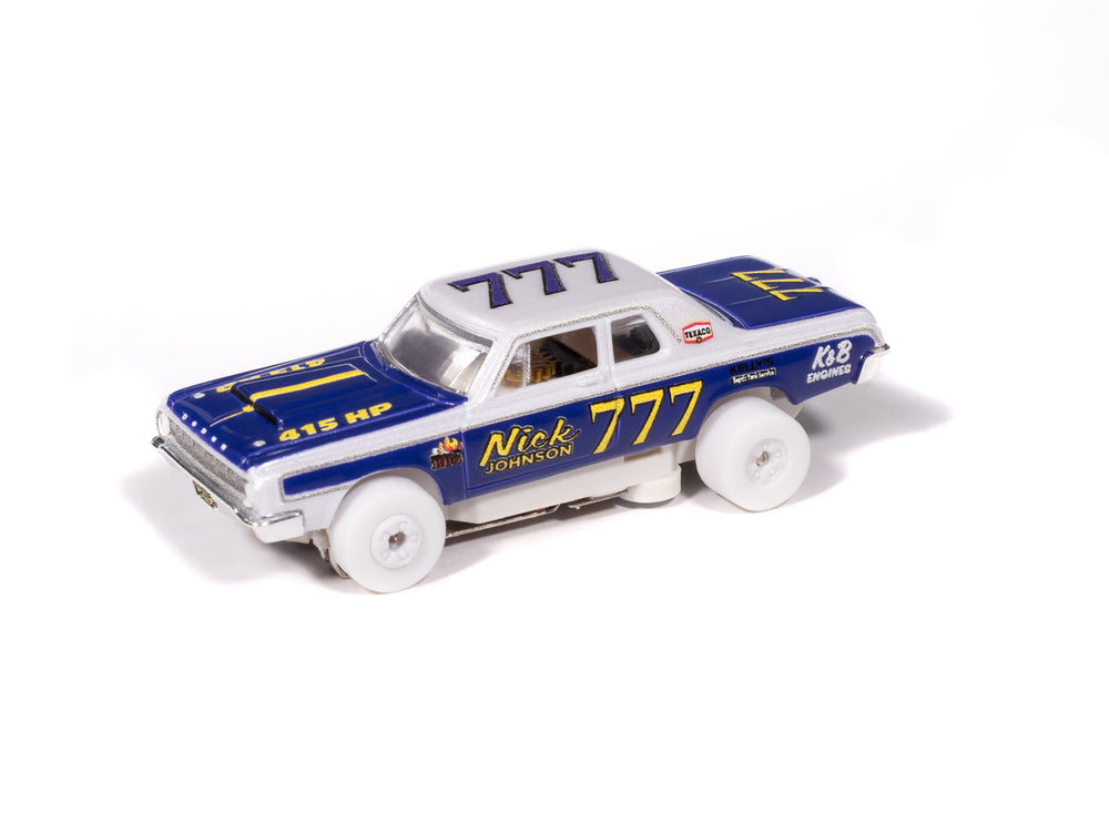 Auto World Thunderjet 1964 Dodge 330 Pro Stock (iWheels) HO Scale Slot Car