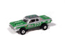 Auto World Thunderjet 1964 Dodge 330 Pro Stock (Green & Silver) HO Scale Slot Car