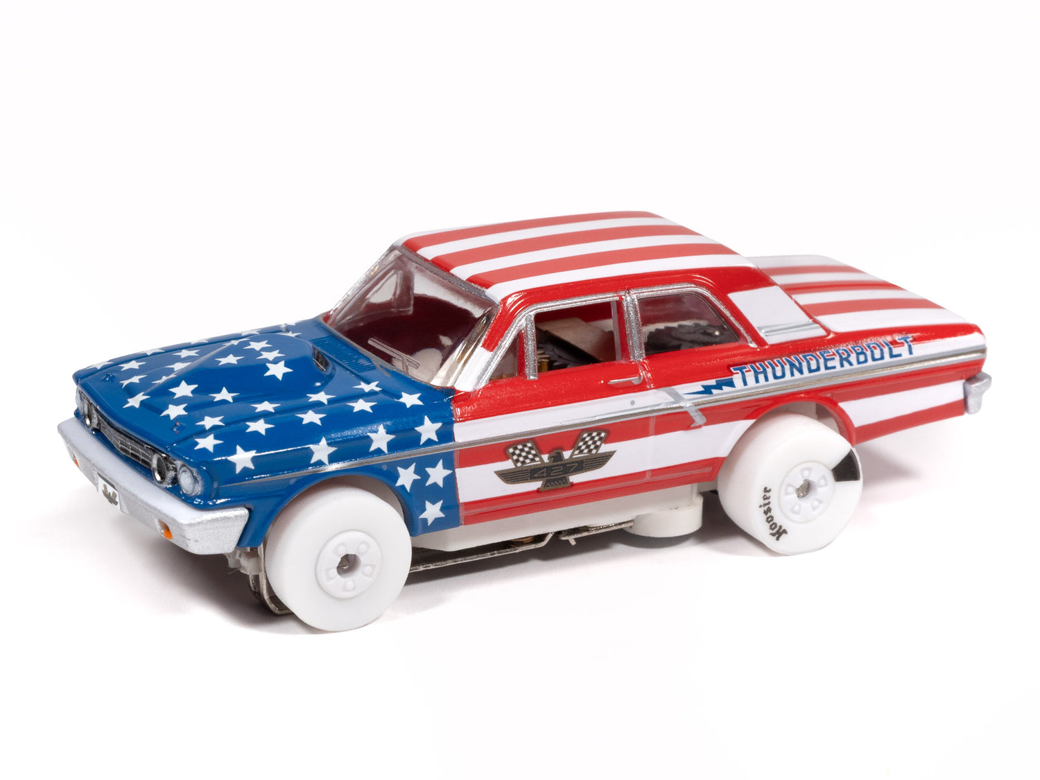 Auto World Thunderjet 1964 Ford Thunderbolt (iWheels) HO Scale Slot Car