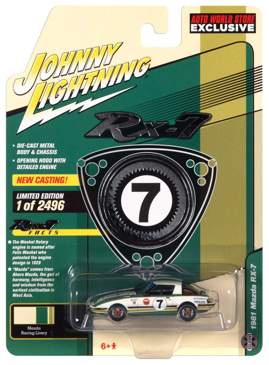 Johnny Lightning 1981 Mazda RX-7 1:64 (Auto World Store Exclusive) 1:64 Diecast
