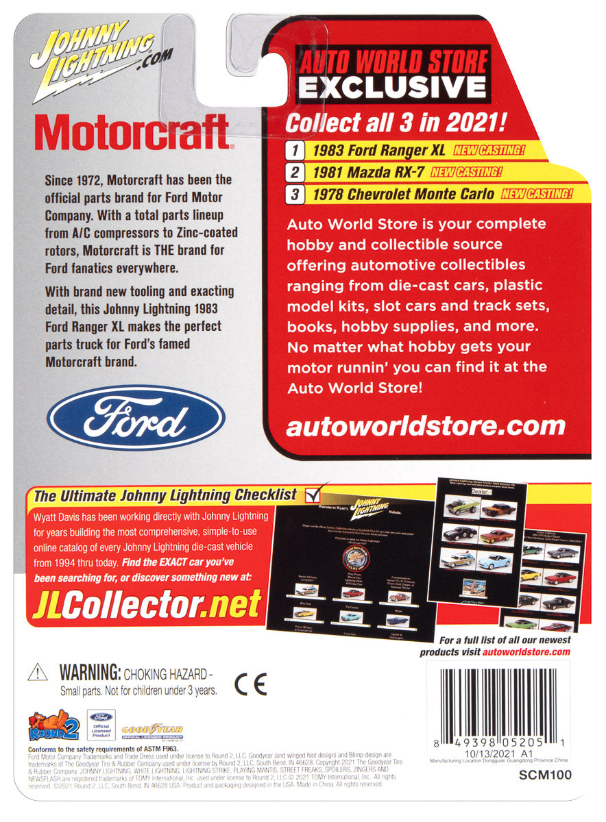 Johnny Lightning 1983 Ford Ranger (Auto World Store Exclusive) 1:64 Diecast