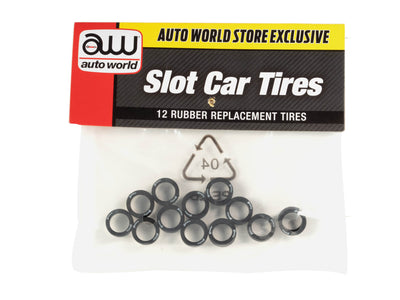 Auto World 4Gear Rear Tires (HOOSIER) (12) HO Scale