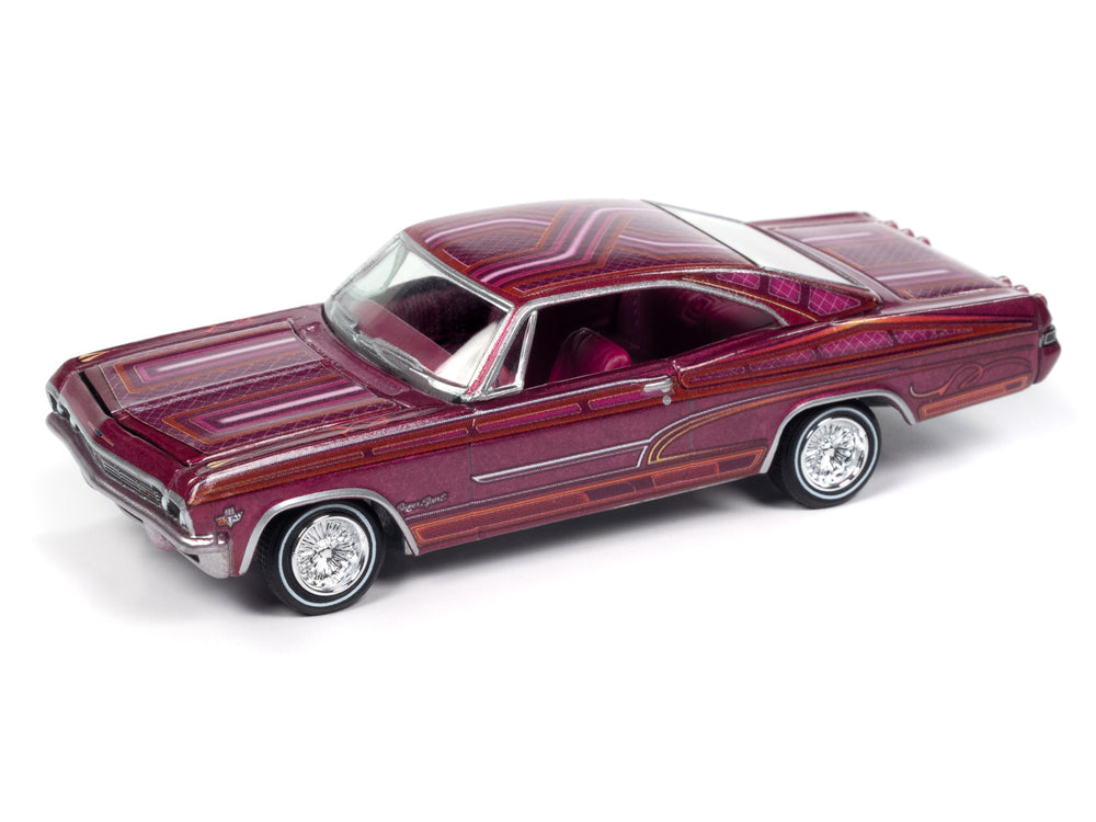 Johnny Lightning 1965 Chevy Impala SS Lowrider (Perfect Metallic Purple) (Auto World Store Exclusive) 1:64 Diecast