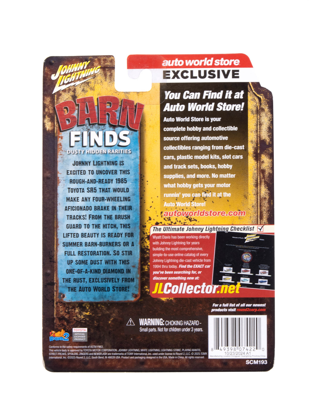 Johnny Lightning 1985 Toyota SR5 Pickup (Weathered) (Auto World Store Exclusive) 1:64 Diecast