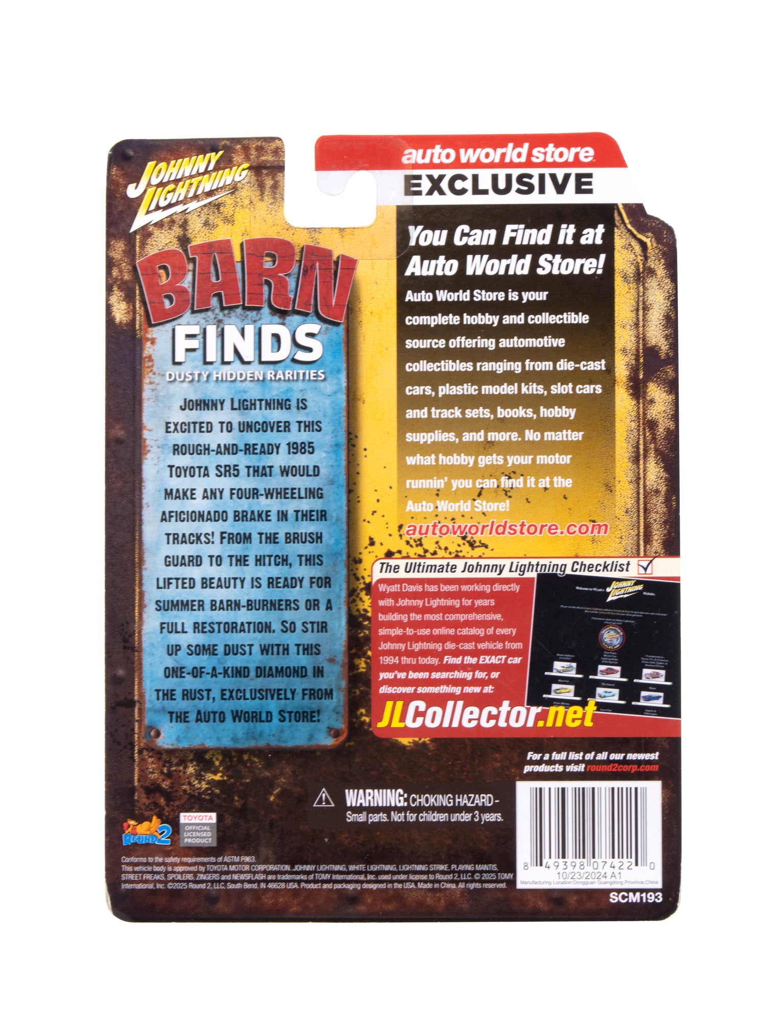 Johnny Lightning 1985 Toyota SR5 Pickup (Weathered) (Auto World Store Exclusive) 1:64 Diecast