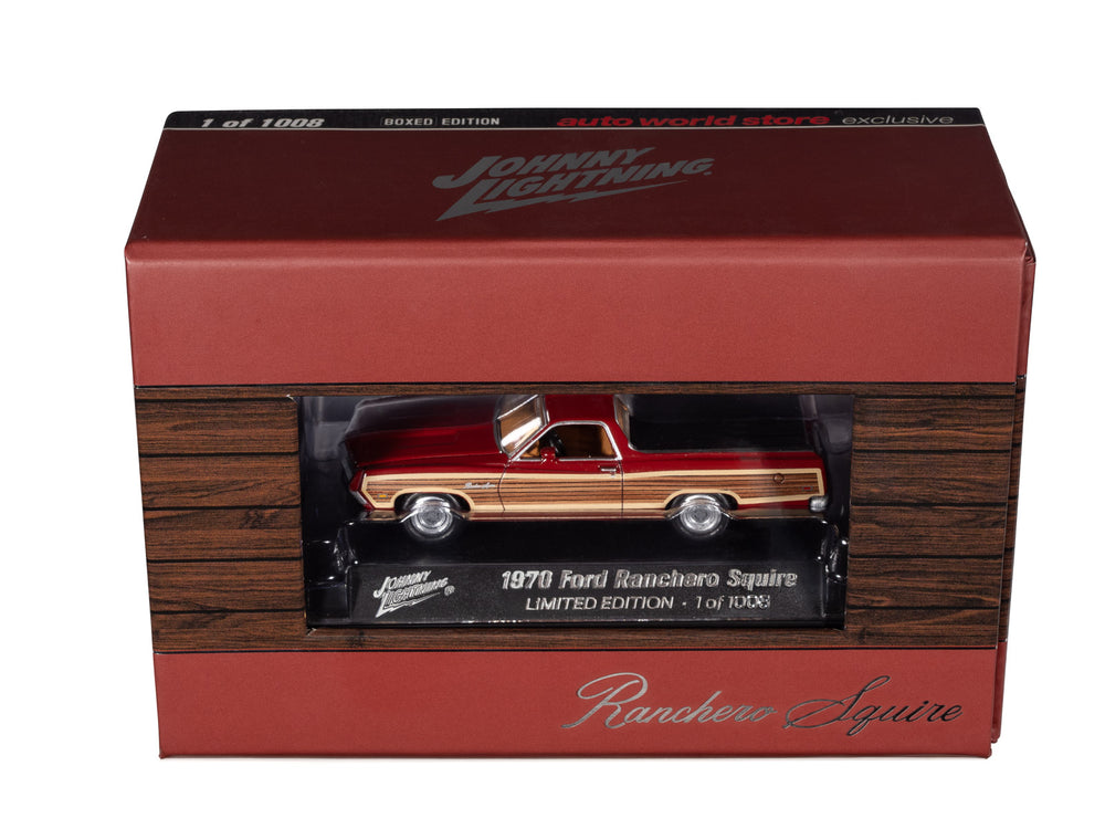 "PRE-ORDER" Johnny Lightning 1970 Ford Ranchero Squire (Auto World Store Exclusive) 1:64 Diecast (DUE APRIL 2026)