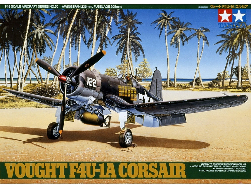 Tamiya F4U-1A Corsair Aircraft 1/48 Scale Model Kit