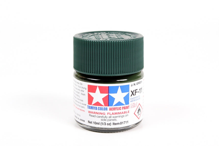 Tamiya Acrylic Mini XF11 J.N. Green 10ml Bottle