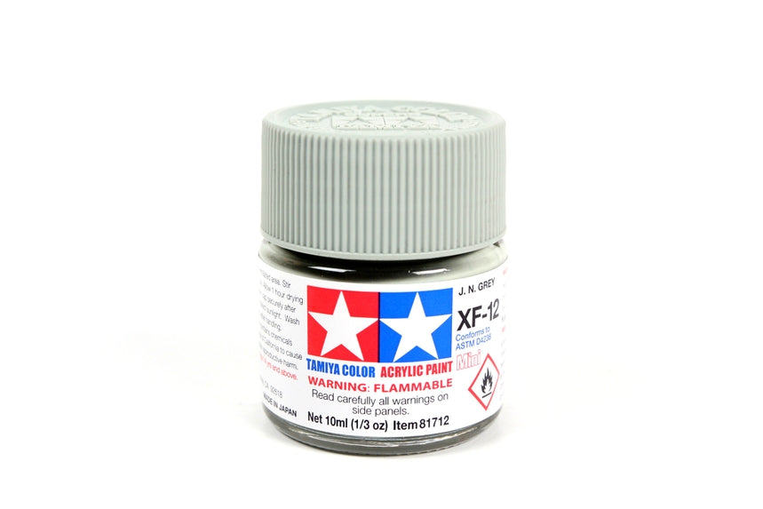 Tamiya Acrylic Mini XF12 J.N. Grey 10ml Bottle