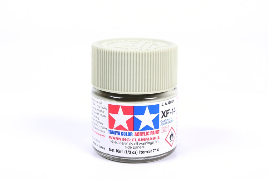 Tamiya Acrylic Mini XF14 J.A. Grey 10ml Bottle