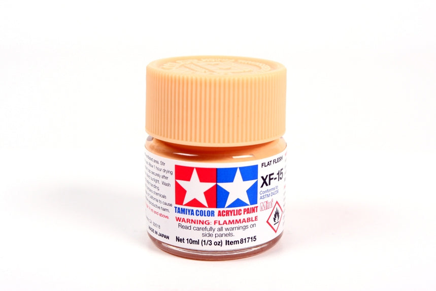 Tamiya Acrylic Mini XF15 Flat Flesh 10ml Bottle