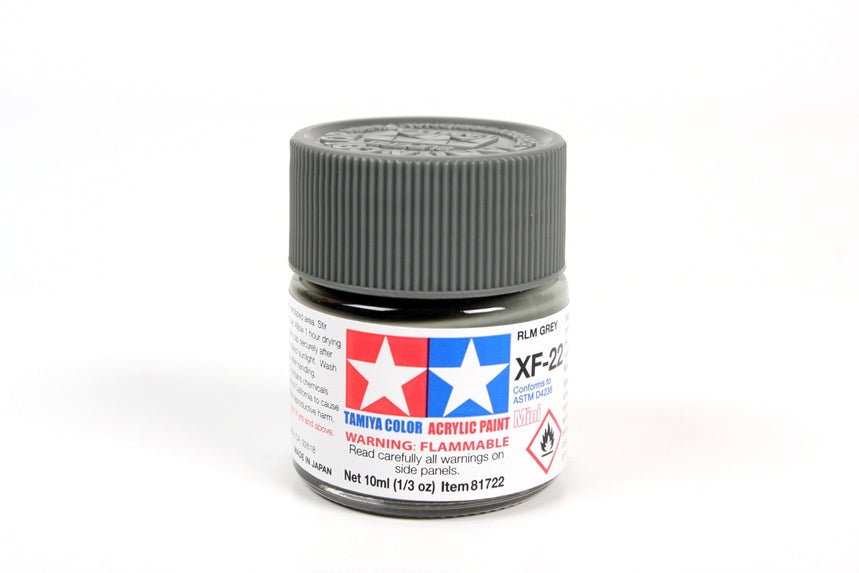 Tamiya Acrylic Mini XF22 RLM Grey 10ml Bottle