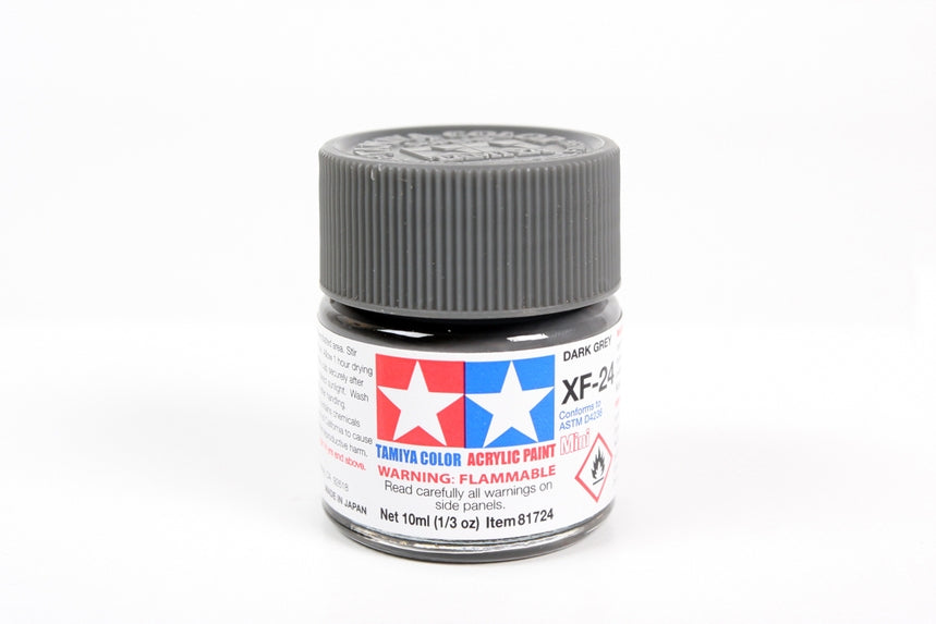 Tamiya Acrylic Mini XF24 Dark Grey 10ml Bottle