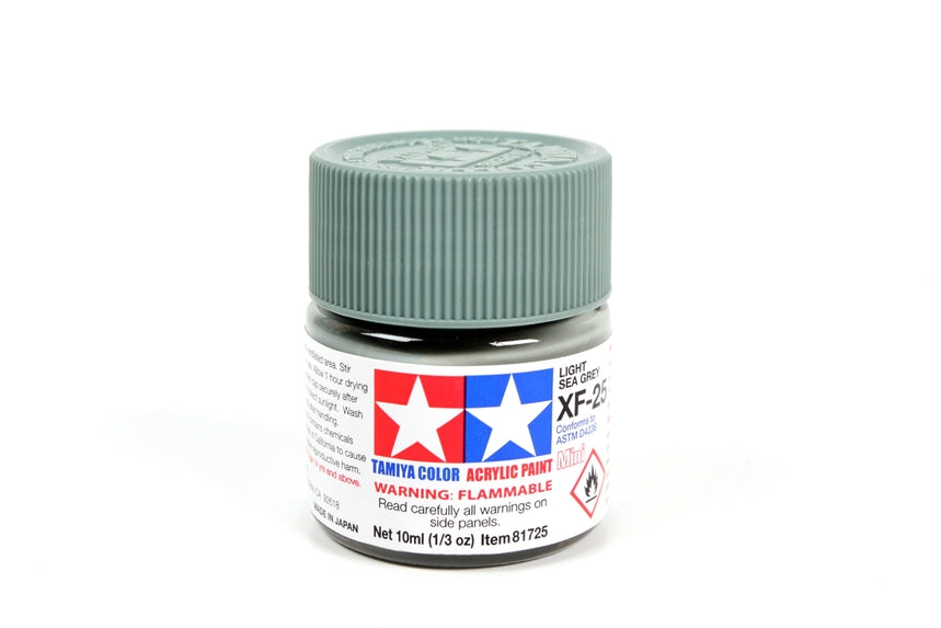 Tamiya Acrylic Mini XF25 Light Sea Grey 10ml Bottle